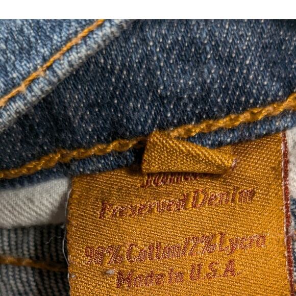 James Jeans Cured by Seun 35x32 Women’s Bootcut Flare Blue Denim USA Premium - Picture 5 of 5